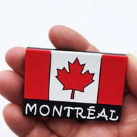 Vente en gros d'aimants de réfrigérateur en résine personnalisés de haute qualité, décoratifs, commémoratifs, du Canada, du Québec et de Montréal