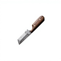 Couteau de chasse, de survie et de camping à lame fixe mini, en acier Damas, fait main, de haute qualité, personnalisable, OEM Resign