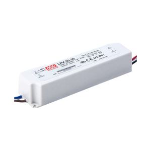 MEAN WELL LPV-35-36 CV LED <span class=keywords><strong>Driver</strong></span>, 36W 36V 1A, IP67 tahan air, 85% Eiffciency, Ideal untuk aplikasi pencahayaan LED dan luar ruangan - Product Image 2