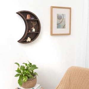 Étagères murales personnalisées, flottantes en forme de lune, pour le <span class=keywords><strong>bureau</strong></span>, la cuisine, la salle d'étude, le <span class=keywords><strong>rangement</strong></span> et l'été - Product Image 5