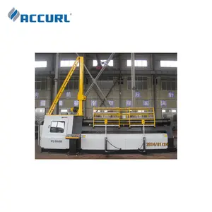 Accurl Brand W12 10*4000操作が簡単4ローラー板金圧延機、曲げ加工が豊富