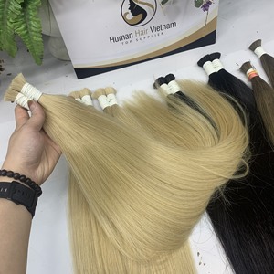 Extensions de cheveux humains vierges russes de qualité supérieure, lisses et soyeuses, couleur naturelle, super double trame, très vendues - Product Image 4