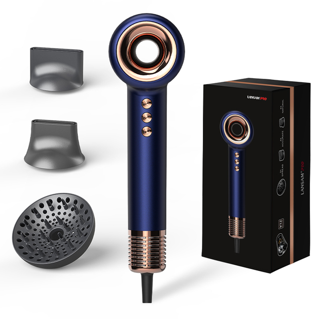 Factory Wholesale Professional Salon Ionic Hairdryer High Speed Brushless Blow Hair Dryer With Diffuser Nozzle