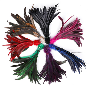 Plumas <span class=keywords><strong>de</strong></span> Gallo Teñidas Suaves <span class=keywords><strong>de</strong></span> 30-35 cm para Disfraces <span class=keywords><strong>de</strong></span> <span class=keywords><strong>Carnaval</strong></span>, Accesorios para Hacer Alas, Desfiles <span class=keywords><strong>de</strong></span> Moda y Fiestas - Product Image 1