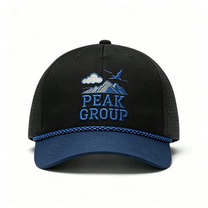 Gorra de Béisbol Personalizada con Bordado de Logotipo de Águila de Montaña, Gorra Deportiva Transpirable con Cuerda Perforada, Gorras Deportivas con Etiqueta Privada Personalizada - Product Image 3