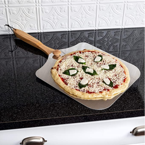 Pala per <span class=keywords><strong>Pizza</strong></span> in alluminio con manico in legno pieghevole facile da riporre ottimo regalo pala per <span class=keywords><strong>pizza</strong></span> in alluminio con manico in legno pieghevole - Product Image 4