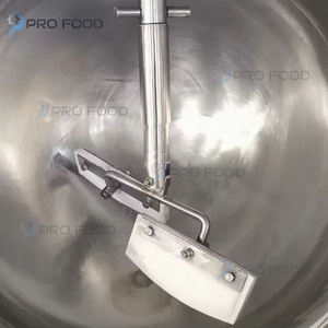 Máquina de hervidor de agua con camisa de vapor de gran capacidad con emulsionante y sistema de agitación para la producción de alimentos - Product Image 3