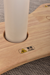 Escritorio Portátil con Ruedas Adair, Ajustable en Altura, de Madera Maciza, para Trabajar de Pie o Sentado - Product Image 5