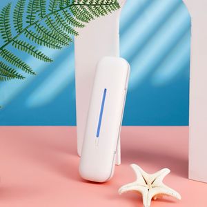 Uvc Ultraviolet Toothbrush Sterilizer Portable Multi Functional Eyeglass Cleaner With Ultrasonic Cleaning 230X64X43.5Mm - Product Image 2