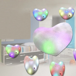 <span class=keywords><strong>Cuscino</strong></span> a Forma di Cuore con LED Multicolore e Luce Lunare - Product Image 6