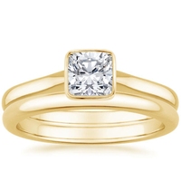 Anillo de Compromiso Solitario de Diamante Cultivado en Laboratorio con Certificación IGI, Corte Redondo, 2 Quilates, D VVS CVD, Oro Sólido de 14K para Mujer