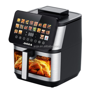 <span class=keywords><strong>Friteuse</strong></span> à air multifonctionnelle AOJA 9L 2100W avec 20 menus prédéfinis, température réglable, panier amovible et <span class=keywords><strong>lavable</strong></span> - Product Image 1