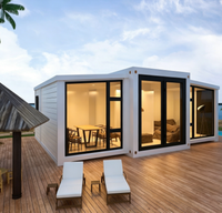 Maisons en conteneur modulaire à vendre Unités détachables faciles à installer pour le bureau construites avec un panneau sandwich en acier