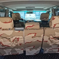 Coussin de siège épais camouflage de qualité supérieure, ensemble complet pour Toyota Fortuner Prado FJ Cruiser Hilux Tundra LC80, housses de siège de voiture personnalisées