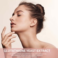 Capsules de collagène en marque privée, capsules d'extrait de levure de glutathion naturel pour la nutrition de la peau et un teint éclatant