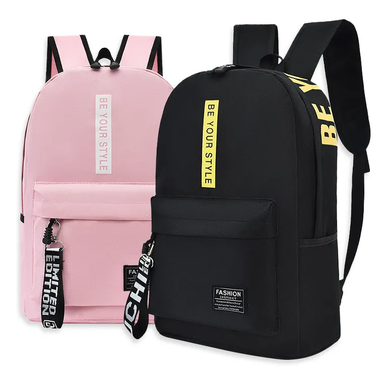 Travel Solid Color Backpack Student Girl School Bags For Teenage College Wind Unisex Schoolbag High Quality Backpacks