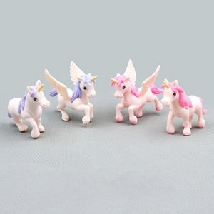 Resina pony micro paisaje decoración pegasus unicornio <span class=keywords><strong>miniatura</strong></span> DIY hogar jardín ornamento - Product Image 3