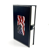 Dominos drapeau américain double six, 28 pièces, 11x18cm, étui de transport en cuir portable, jeu de voyage, jeu de société pour club et activités de groupe
