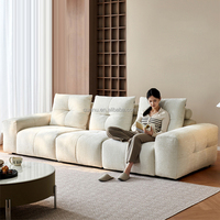 111192 Quanu Hochwertiges 3-Sitzer Neues Ecksofa Weiches Modulares Sofa Wohnzimmermöbel Chenille-Stoff Couches und Sofas