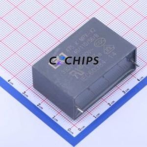 Condensador de Seguridad GX5129C, Componente de Montaje en Orificio (THT), 4.7uF, 10%, 330V, X2 - Product Image 1