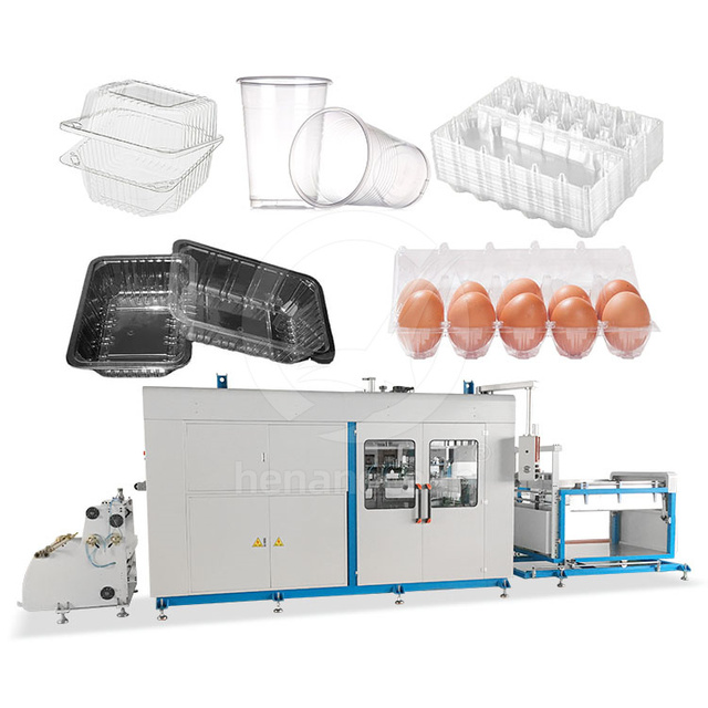 OCEAN Used Pla Plastic Disposable Cup Make Machine Transparent Plastic Yogurt Cup Form Machine