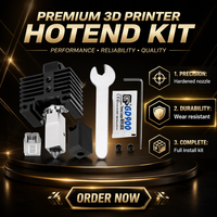 Kit Nozzle Hotend Baja Keras untuk Bambu Lab X1 P1 Triangle 2.0 Rakitan Printhead Modular Printer 3D FDM