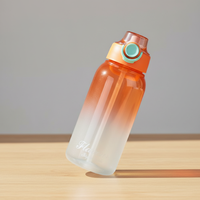 Logo personnalisé Bouteille d'eau potable en plastique au parfum créatif sans Bpa aromatisée aux fruits avec gousse de goût