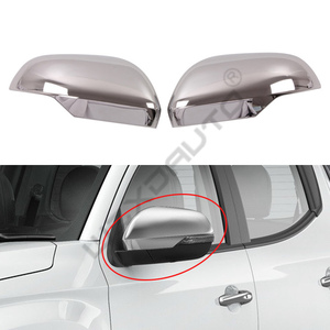 WZXD 2019 for Triton L200 Full Chrome Kit Handle <b>Covers</b> <b>Head</b> Tail Lamp Trim Trunk Lid Moulding - Product Image 3