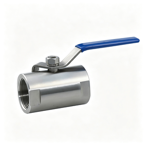 1 Pièce Vanne à boisseau sphérique en acier inoxydable, filetage NPT femelle, pour conduite d'eau, vanne d'arrêt, 1/4 à 2 pouces, poignée à levier, passage plein, ensemble de pose - Product Image 1