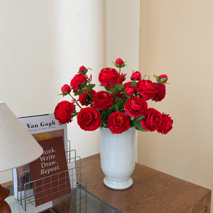 Artificial Ranunculus <b>Single</b> Stem Bunch 30cm-100cm Silk <b>Flower</b> High Simulation Wedding Home Decoration - Product Image 2