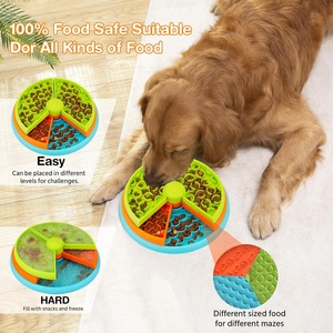 Ciotola per Cani a 3 Livelli Anti-<span class=keywords><strong>Vomito</strong></span>, Riduce L'Innoio e L'Ansia, Mangiatoia Interattiva Antiscivolo a Puzzle per Cani - Product Image 2