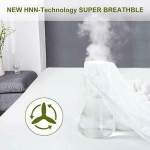 <span class=keywords><strong>PVC</strong></span>-Tasche verpackt Matratzen schoner Hotel Wasserdicht Terry Queen Size Pocket Quilted Matratze <span class=keywords><strong>Protector</strong></span> - Product Image 3