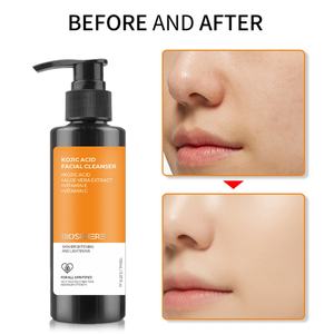 New Facial <b>Cleanser</b> for Men Organic Natural Blackhead Remove Anti Acne Aging Charcoal Private Label Men's Face Wash - Product Image 5