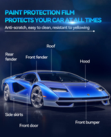 Film de protection de peinture Qihang Série G 7,5 mil 8,5 mil TPU PPF pour voitures, accessoires automobiles, film de protection pour voitures