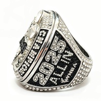 Bague de championnat WNBA Las Vegas Aces 2025, sertie de strass, pour fans de sport, bijoux de mode, vente en gros