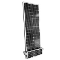 Lampe solaire LED de rue Aufiner IP65 18V 115W autonettoyante, design modulaire tout-en-un, lampe solaire LED de rue intégrée étanche