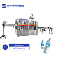Machine intégrée de rinçage, remplissage et bouchage de bouteilles, prix abordable, ligne complète de production d'embouteillage et d'emballage de boissons