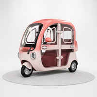 Scooter à trois roues, nouveau tricycle électrique fermé avec cabine, tricycle électrique pour la famille au quotidien