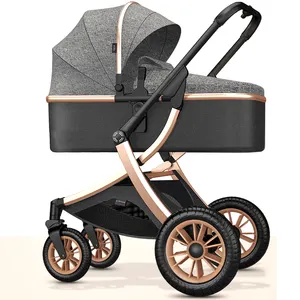 Katlanabilir bebek Buggy Poussette Bebe, çin bebek arabası fabrika katlanır bebek arabası Carreolas Para Bebe