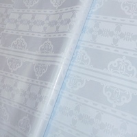 Tissu Shadda Blanc, Textile Africain, Vêtement, Damas de Mauritanie, Super Bazin Riche