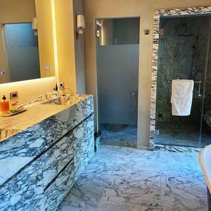 Encimeras de Mármol Calacatta Paonazzo de Lujo, Losa de Piedra Personalizada para Decoración de Casas y Villas Modernas, Baldosa de Piedra Natural - Product Image 4