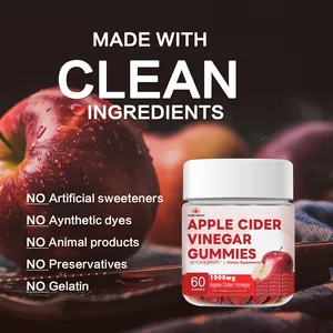 OEM Apple Cider Vinegar Gummies Digestion Support Slimming Keto Vegan Weight Loss Gummy Private Label