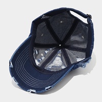 Nouvelle casquette de baseball en jean délavé de haute qualité, style vintage, unisexe, pour activités de plein air, décontractée, sportive, protection solaire