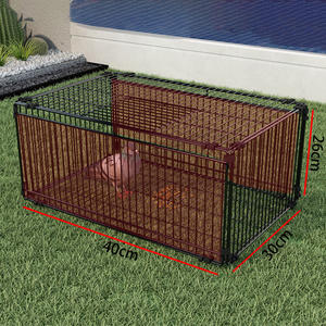 Kaçış geçirmez güvercin tuzağı için dört veya iki kanallı tek yönlü giriş şifreli tasarımlı sağlam Metal güvercin kafesi - Product Image 6