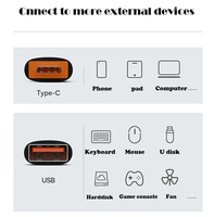 Adaptor OTG Baru USB3.0 Tipe-C USB-A 6A Konverter Flash Drive Kartu Memori Arus Tinggi untuk Pemantauan Industri Notebook