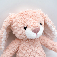 Jouets en peluche de lapin à longues oreilles de 40cm, poupées de lapin personnalisées mignonnes, jouets en peluche animaux de lapin pour cadeaux de poupée de bébé