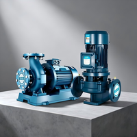Pompe de circulation verticale en ligne de 14,75 CV pour chauffage centralisé et grands systèmes CVC, en acier inoxydable 304, pour circulation d'eau haute température