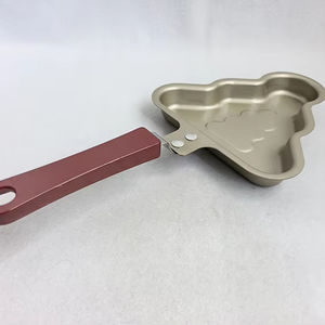 กระทะโลหะสำหรับทอดไข่ทำจากเหล็กกล้าคาร์บอนรูปทรงต้นคริสต์มาสขนาดเล็กกระทะทอดแพนเค้กและไข่เจียวอาหารเช้าขนาดเล็ก - Product Image 1