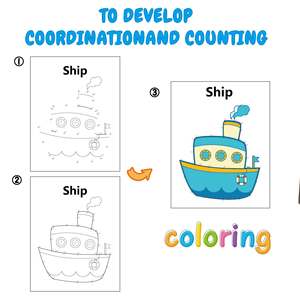 Connexion numérique transfrontalière <span class=keywords><strong>dessin</strong></span> enfants <span class=keywords><strong>dessin</strong></span> animé Graffiti océan thème amusant illumination peinture coloriage peinture livre - Product Image 4