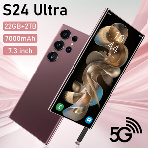 2025 mới S24 siêu điện thoại thông minh phiên bản toàn cầu <span class=keywords><strong>CDMA</strong></span> 5G Mạng 7.3 inch Màn hình HD MTK Bộ vi xử lý thẻ kép điện thoại di động - Product Image 3